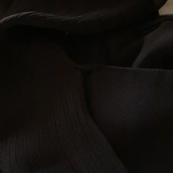 BCBGeneration One Shoulder Black Ruffles Pleated Mini Dress in Women’s Size 6 - Picture 10 of 11